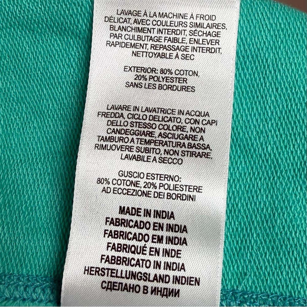 Columbia Sportswear Cotton Blend Teal Blue Zip-Up Hoodie Gorpcore Athleisure L - Picture 14 of 16